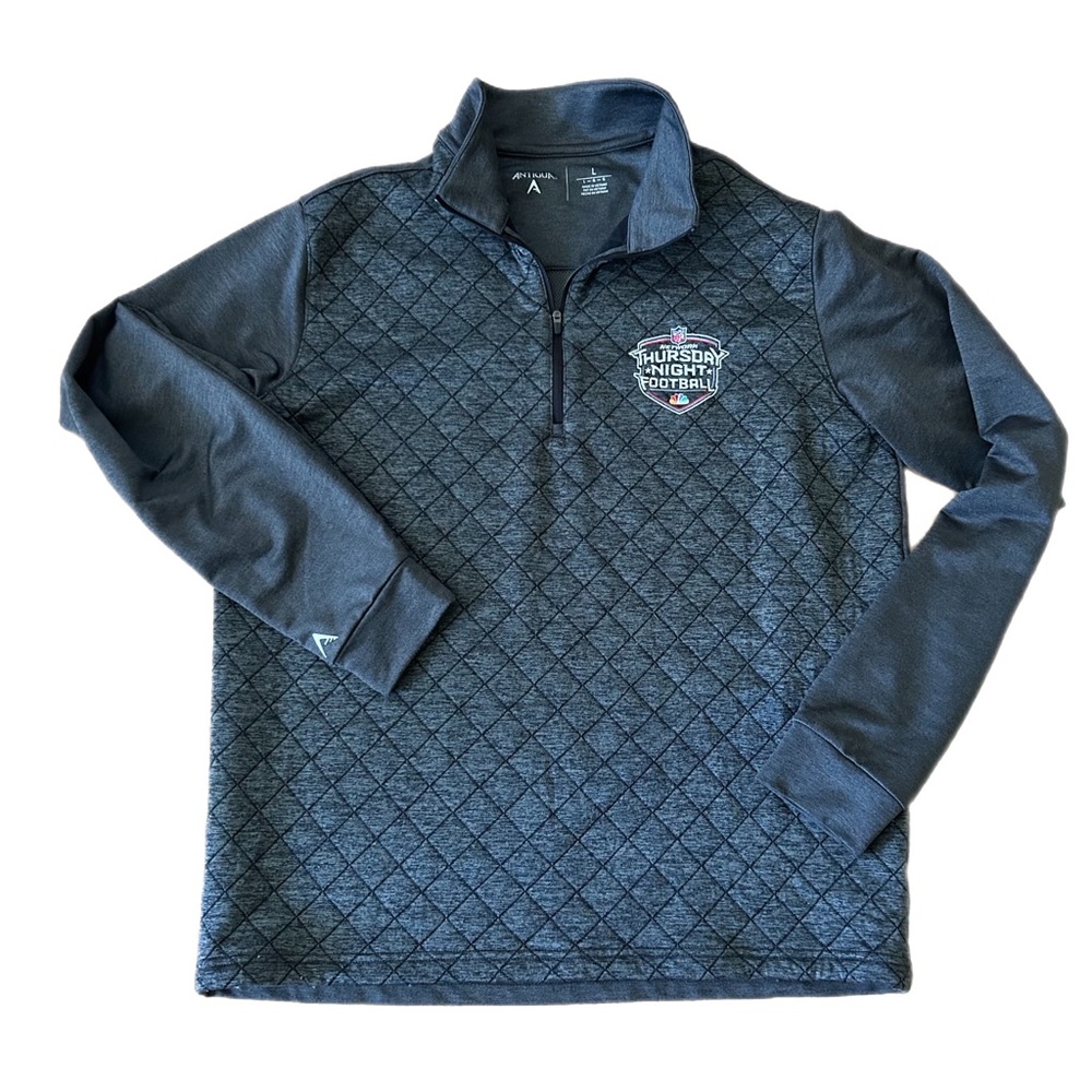 Men’s NBC/NFL Football Quarter Zip Pullover Polo